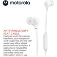 thumbnail image 2 of Motorola Earbud 3-S White Wired Earbuds, 2 of 5