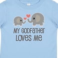 thumbnail image 4 of Inktastic My Godfather Loves Me Godson Boys or Girls Baby T-Shirt, 4 of 5
