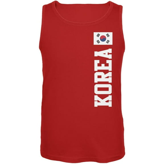 World Cup Korea Red Adult Tank Top - X-Large
