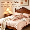 thumbnail image 3 of BedTreat Body Pillow with Printed Velvet Pillowcase, Fluffy Body Pillow for Adults, Removable cover, Sangay , Burnt Coral (20"x54"), 3 of 6
