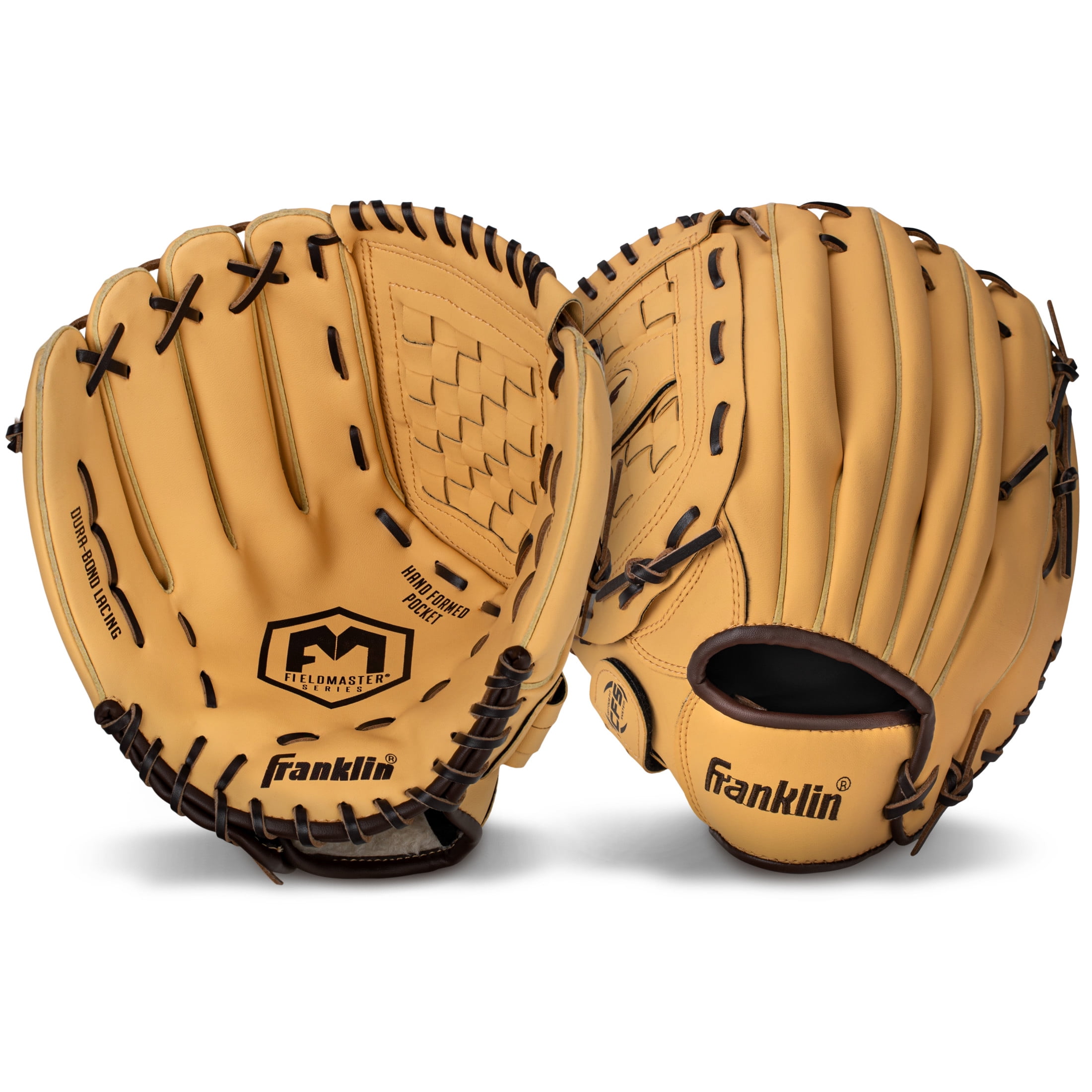 Franklin Sports Field Master Kids, Youth, Adult 11.85" Softball Pitchers' Gloves (Left Hand Throw)