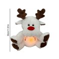 thumbnail image 4 of Chupete Navideño Alce Con Música Y Luces Peluche () Blanco, 4 of 9