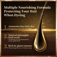 thumbnail image 4 of Dexe Black Hair Dye Shampoo Instant for Men Women, Black Hair Dye-Mild Plant Formula-Simple to Use-Lasts 30 Days 10-Bag/Box, 4 of 9