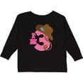 thumbnail image 3 of Inktastic 3rd Birthday 3 Year Old Cowgirl Girls Long Sleeve Toddler T-Shirt, 3 of 5