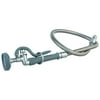 T&S Brass Pre-Rinse Spray With Flexible Stainless Steel Hose, B-0100