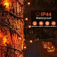 thumbnail image 4 of 2 Pack Green Lights Solar Powered  200 LED 75.5ft Each Solar String Lights Outdoor Waterproof  8 Modes Green Christmas Lights for Patio  Garden  Tree  Halloween Decorations, 4 of 8