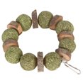 thumbnail image 4 of Juguetes para masticar conejitos, rechinar los dientes, resistente a morder, conejillo de indias, juguetes para masticar para hámster dorado, pieza de madera, anillo redondo, 4 of 5