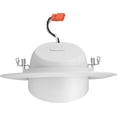thumbnail image 6 of Juno Retro Basics Adjustable 5/6 in. Selectable CCT Integrated LED Retrofit White Housing Required Recessed Light Trim, 6 of 7