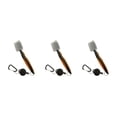 thumbnail image 1 of VONKY Stainless Steel Golf Club Brush Portable Handheld Replacement Solid Color Telescopic Double-sided Ball Brushes Orange with Lid 3Set, 1 of 6
