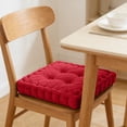 thumbnail image 4 of Honmine 17.7x17.7 Inch Thickened Square Seat Cushion, Soft Floor Cushion for Office Chair, Extra Thick Pad for Gaming, Picnic, and Dining Chair, 4 of 6