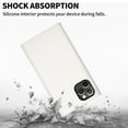 thumbnail image 3 of Nalacover for iPhone 12 Pro Max Wallet Case,360 Protection PU Leather and Soft TPU Magnetic Flip Folding Kickstand Card Slots Zipper Pocket Shockproof Cover with Crossbody Shoulder Strap.White, 3 of 15