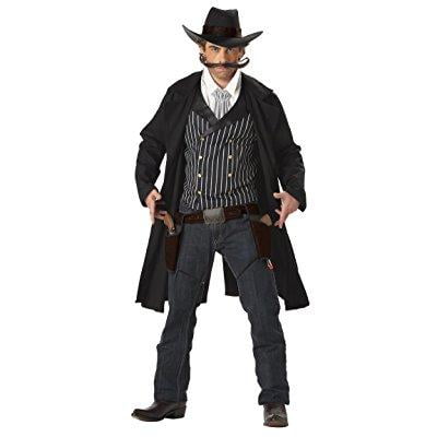 Western Cowboy Clint Eastwood Gunfighter Gun Slinger Halloween Costume Mens