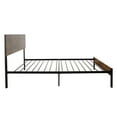thumbnail image 2 of Metal Platform Bed Frame with Wood Headboard and Footboard, Heavy Duty Mattress Foundation with Slat Support, Easy Assembly, Noise-Free, No Box Spring Needed, Twin, 2 of 5