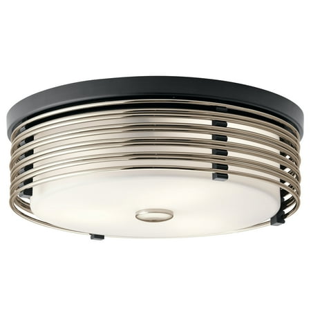 

Kichler 43293 Bensimone 15 Wide Flush Mount Ceiling Fixture - Black