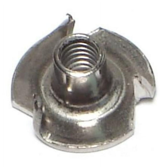 #8-32 x 1/4" 18-8 Stainless Pronged Tee Nuts TNSS-023 (10 pcs.)