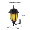 thumbnail image 5 of Techko Solar Wall or Pillar Light – Amber or White Light, 5 of 10