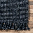 thumbnail image 3 of Handwoven Farmhouse Natural Navy Blue Jute Area Rugs ,Home Décor Chunky Loom Rugs Size 2 x 2 Square Feet ( 60 cm x 60 cm ), 3 of 3