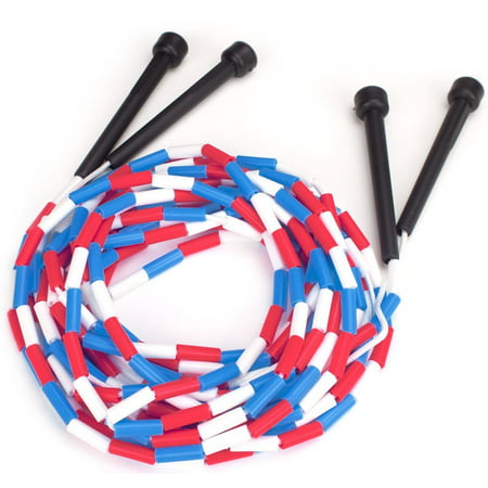 K-Roo Sports 16-foot Double Dutch Jump Ropes with Plastic Segments,