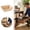 C, variant on Gift Basket with Handles, Paper Gift Basket for Weddings Parties Birthdays, Shallow Folding Market Tray 8.26x 6.69 Inch Heavy Paperboard for Gourmet Food Home Decoration