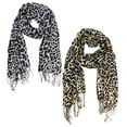 thumbnail image 1 of Peach Couture Châle Pashmina Imprimé Léopard Doux et Soyeux, 1 of 2