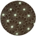 thumbnail image 3 of SAFAVIEH Soho Megan Floral Wool Runner Rug, Brown/Teal, 2'6" x 8', 3 of 8