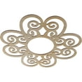 thumbnail image 2 of 36"OD x 12 1/4"ID x 3/8"T Cohen Wood Fretwork Pierced Ceiling Medallion, Hickory, 2 of 3