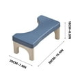 thumbnail image 3 of Steadline Ergonomic Toilet Step Stool With Non-Slip Base - Adjustable Squatting Position Aid For Healthy Bowel Movement Bathroom Footrest For Adults And Seniors, 3 of 5