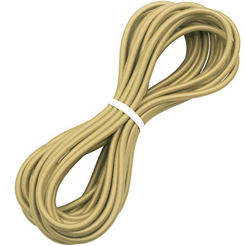 Elastic Bungee Cord Kayak Stretch String Rope Shock Cords 1/4" x 25'