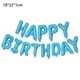 thumbnail image 2 of Feliz cumpleaños globo Banner fiesta 16 pulgadas 3D globo de papel de aluminio kit decoración de fiesta de cumpleaños, 2 of 5