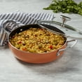 thumbnail image 3 of Infuse 6Qt Nonstick Aluminum Covered Caldero Saute Pan, Orange, 3 of 5