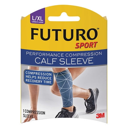 Futuro Sport Performance Compression Calf Sleeve, Large/X-Large
