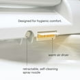 thumbnail image 4 of Brondell Swash SE600 Bidet Toilet Seat, Fits Elongated Toilets, White - Oscillating Stainless-Steel Nozzle, Warm Air Dryer, Ambient Nightlight, 4 of 11
