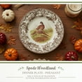 thumbnail image 2 of Spode Woodland Dinner Plate, Pheasant, 10.5” Made in England Ideal Hunting Cabin Décor, Microwave and Dishwasher Safe, 2 of 7
