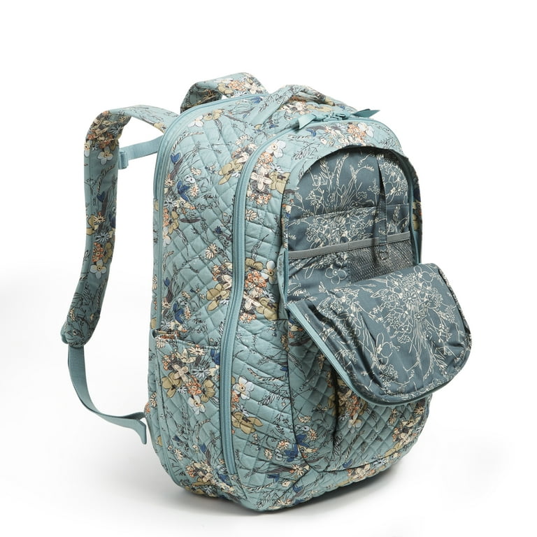 Vera Bradley Women s Cotton Large Travel Backpack Sunlit Garden