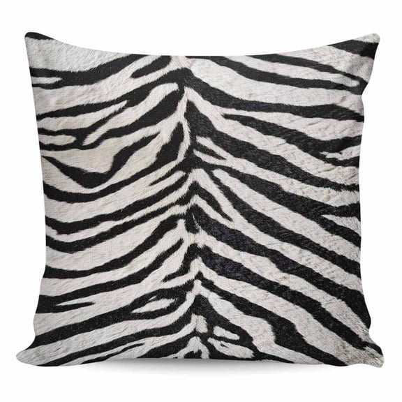 Black White Zebras Pillow Covers 18x18 Inch Decorative Throw Pillow Cover, Vintage Abstract Art Sofa Pillowcases Accent Cushion Case Home Decor Bedroom Living Room