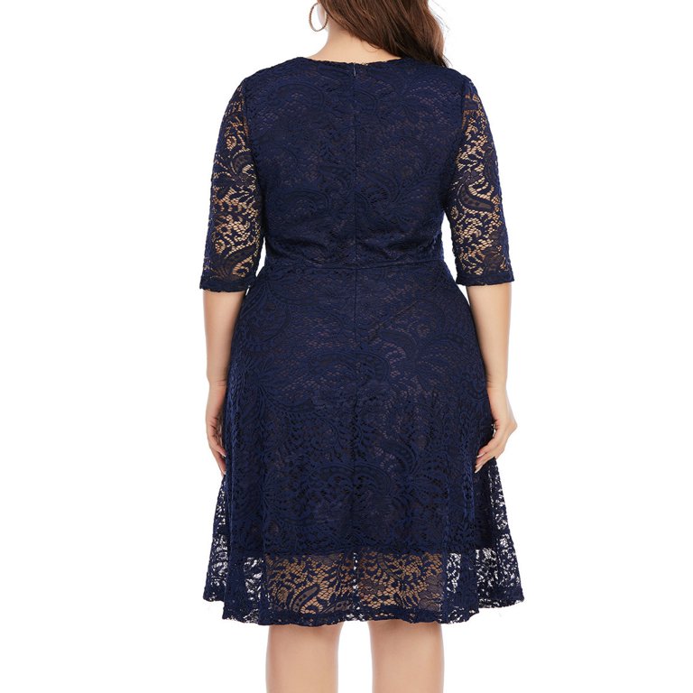 elegant floral round neckline midi x-line dress Long Sleeve Round Neck Tiered Floral Midi Dress