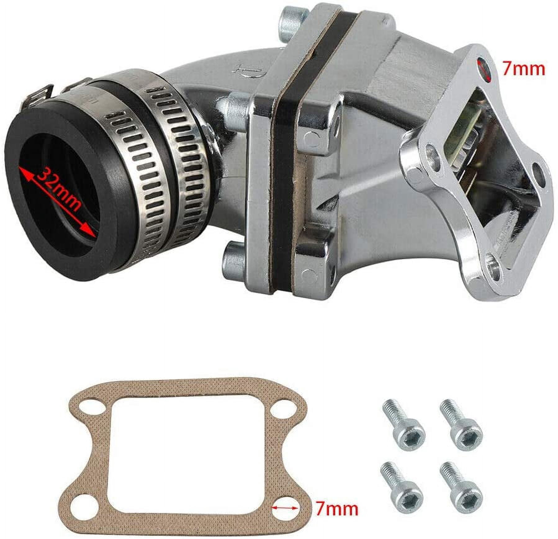 JRL Dio Reed Valve Kit & Block For 48cc 66cc 80cc 2 Stroke Engine Gas Motorized Bicycle