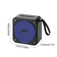thumbnail image 3 of Portable Wireless Bluetooth Speaker with Powerful Bass, Clear Sound, Compact Design, Long Battery Life, Multi-Mode Playback, Ideal for Home, Outdoor, Car & Office Use Blue, 3 of 6