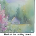 thumbnail image 2 of Idaho Syringa in Watercolor Glass Cutting Board Large 12 in x 15 in, 2 of 5