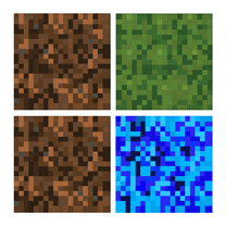 Slab Dream Lab SLAB Baseplate - Brown, Green, and Dark Blue Mosaic Multipack 12”x12”