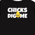 thumbnail image 4 of Inktastic Chicks Dig Me with Bow Tie Boys Long Sleeve Toddler T-Shirt, 4 of 5