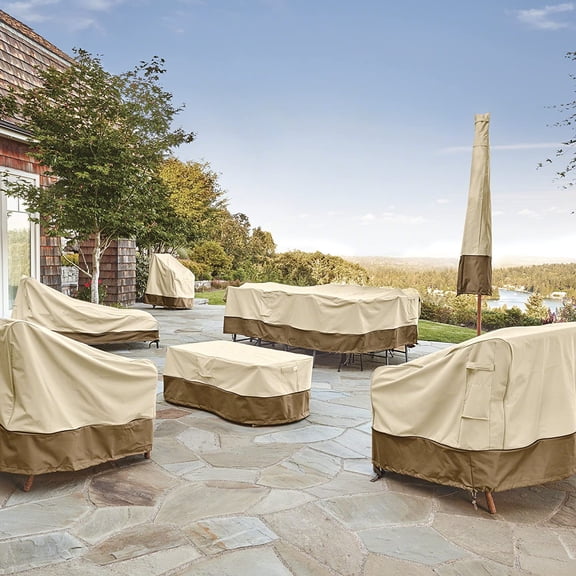 Veranda Cover for Hampton Bay Spring Haven Wicker  Lounge Chairs,  Furniture Covers