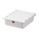 thumbnail image 2 of Caja de almacenamiento de plástico para debajo del cajón del escritorio, caja de almacenamiento de perforación libre, bandeja para lápices de Almacenamiento y organización del hogar Blanco Billuyoard HA080122-01, 2 of 6