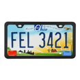 thumbnail image 4 of GG Grand General 60402 Matte Black Powder Coated License Plate Frame with 2 Holes, 4 of 4