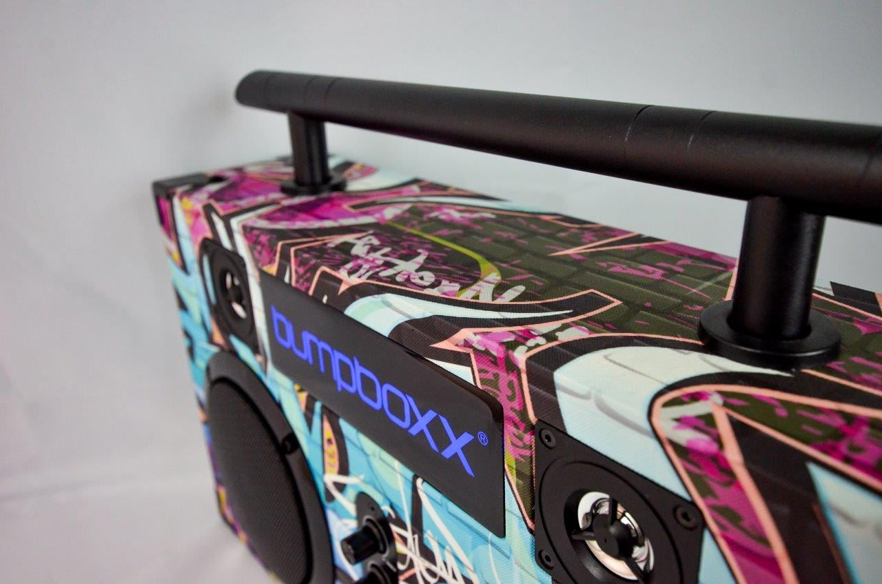 Buy Bumpboxx Ultra Plus+ Bluetooth Speaker Boombox, Wireless Microphone