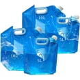 thumbnail image 1 of Sac de Conteneur d'Eau de Camping, Congelable, Pliable, Portable, Réutilisable pour Voyage Longue Distance, Randonnée, Bleu, 5L, 1 of 5