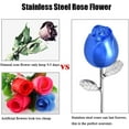 thumbnail image 4 of Rose Flower Cremation Urns for Ashes Memorials Urn Stainless Steel Long Stem Rose Bud Keepsake Decorative for Human/Pet, 4 of 7