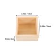 thumbnail image 2 of HAMPPLIES 2Pcs Unpainted Wooden Box for Workspace Organization Beige Wood Craft Organizer, 2 of 8
