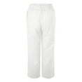 thumbnail image 5 of Gubotare Women's Pants Casual Women's Cropped Mid-Rise Skinny-Fit Chino Pant (White,XL), 5 of 5