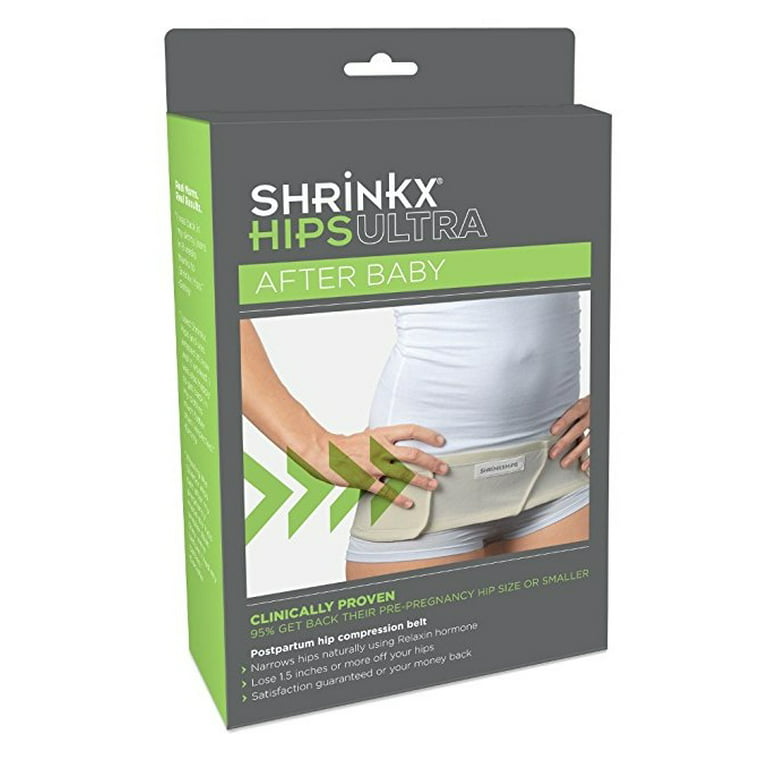 Upspring SHRINKXHIPS Black Post Pregnancy Hip Compression Belt – Hidden Lace